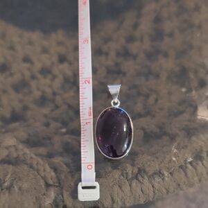 Elegant Purple Pendant Necklace